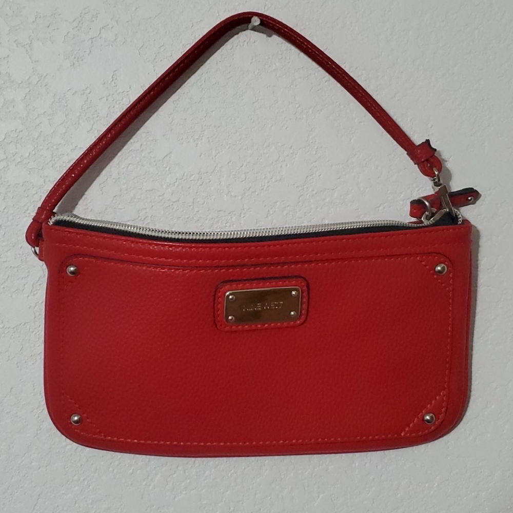 Red handbag
